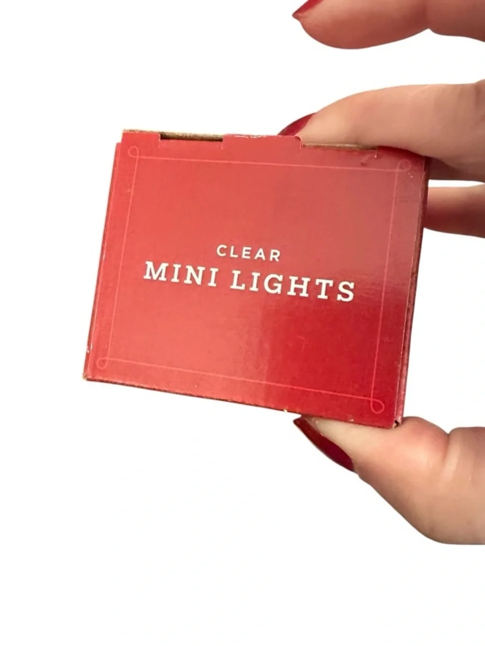 Target Wondershop 50 Clear Mini String Lights White Wire Indoor Outdoor 13ft NIB